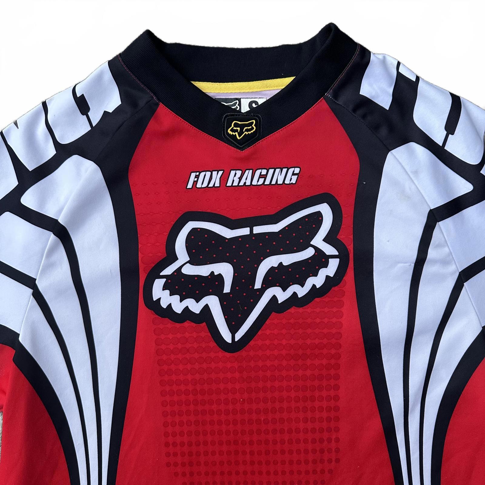 Fox Racing Mens Motocross Jersey Red Black White